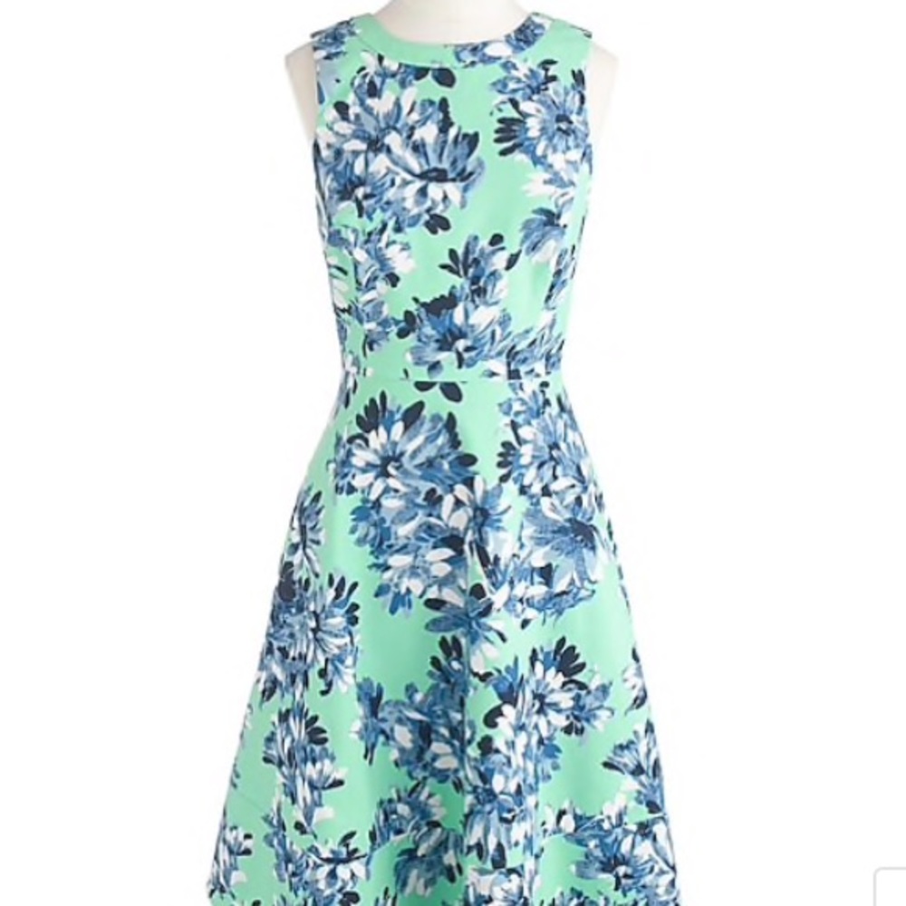 J Crew floral print dress size 6
